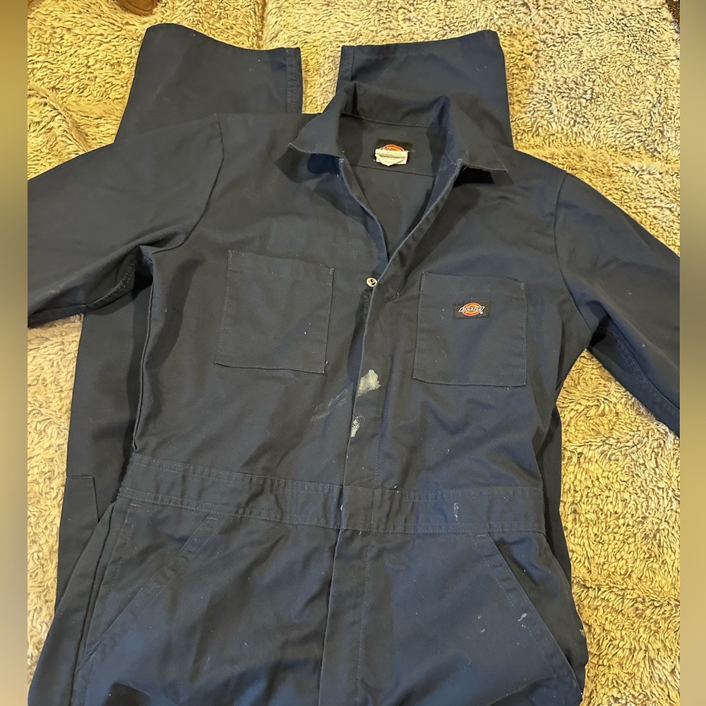 Dickies blue overalls size 4 35